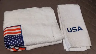 Asciugamano USA con bandiera americana