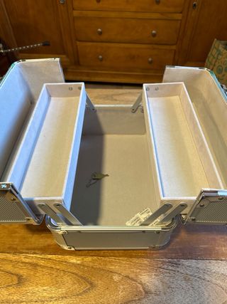 Maletín Estuche Maquillaje Aluminio