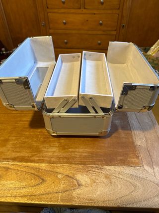 Maletín Estuche Maquillaje Aluminio