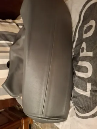 Bolso Piel Gris LUPO