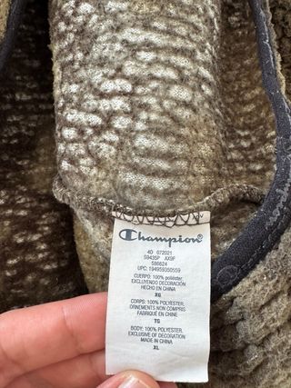 Sudadera Champion Camuflaje Borrego