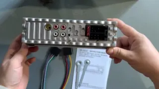 Radio Reproductor Coche MP3 Bluetooth 1Din AUX USB