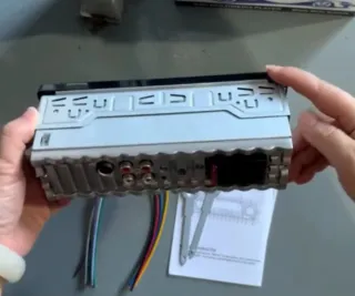 Radio Reproductor Coche MP3 Bluetooth 1Din AUX USB