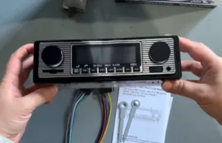 Radio Reproductor Coche MP3 Bluetooth 1Din AUX USB