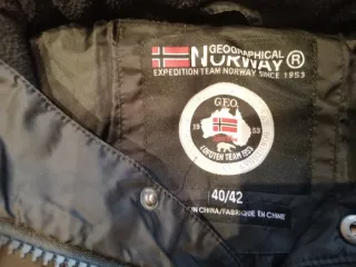 Anorak Geographical Norway Negro Talla L