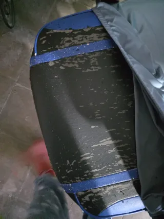 Silla Gaming Azul y Negra