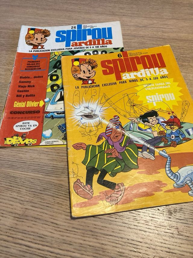 Lote de revistas Spirou Ardilla