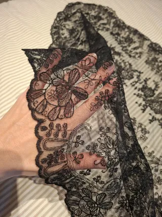 Mantilla fallera niña media luna 110 (4)