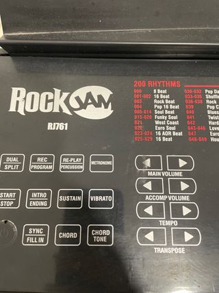 Teclado RockJam con Ritmos