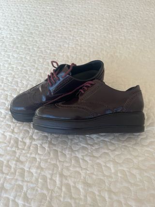 Zapatos Hogan Oxford Marrones