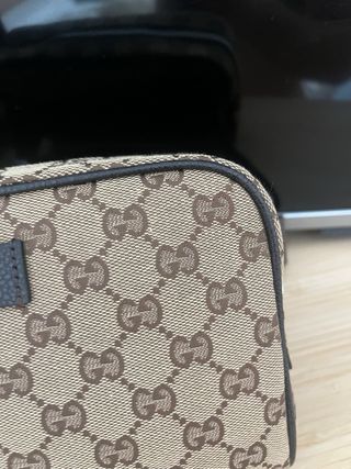 Bolso Riñonera Gucci Beige Marrón