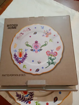 Piatto da portata Bitossi Home decorato