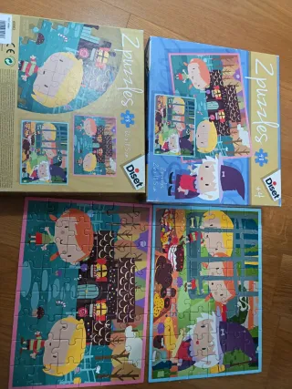 2 Puzzles Diset 48 piezas +4 años