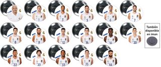 17 Chapas Real Madrid Baloncesto 20-21