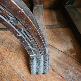 Silla jamuga de madera - dos piezas