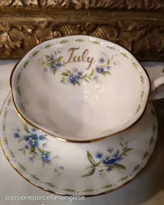 Tazza Flowers July Avon shape
