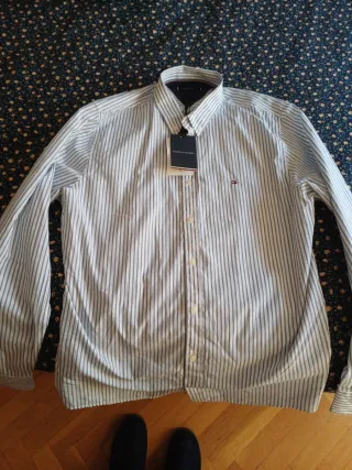 Camisa Tommy Hilfiger Rayas Talla L