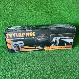 Barra Antirrobo para Coche Tevlaphee con Alarma 12