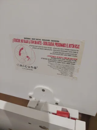 Cómoda cambiador Micuna blanco