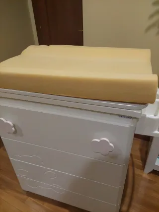 Cómoda cambiador Micuna blanco