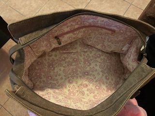 Bolso pana Benetton marrón/verde