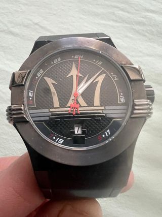 Reloj Maserati Corse Negro y Plateado