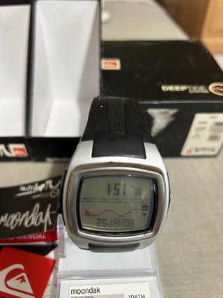 Reloj Quiksilver Mooddak Negro/Plata