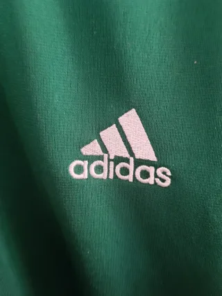 Chandal Adidas Verde con Rayas Blancas