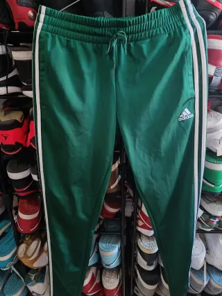 Chandal Adidas Verde con Rayas Blancas