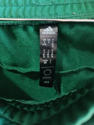 Chandal Adidas Verde con Rayas Blancas