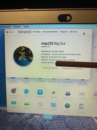 MacBook Air 13-inch 2017 Plata