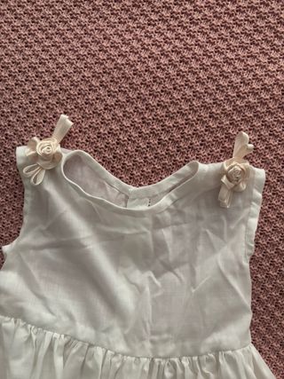 Faldón y ranita de bebé, blancos