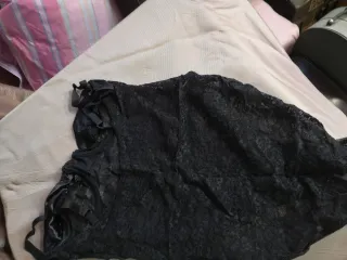 Body de encaje negro