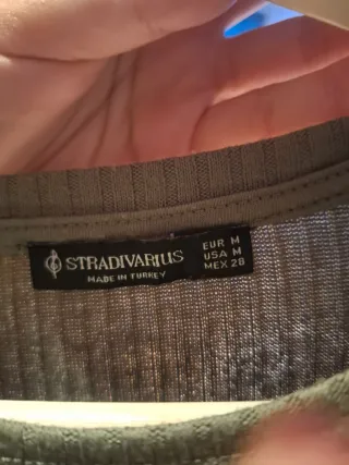 Camiseta manga larga verde militar