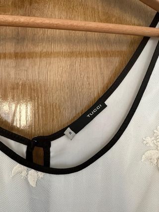 Mono corto Tucci blanco y negro