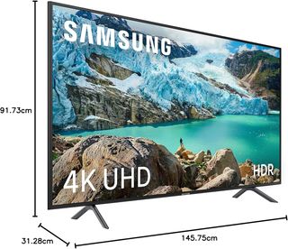 TV 65 SAMSUNG 4K UHD. COMO NUEVO, PLÁSTICOS Y CAJA