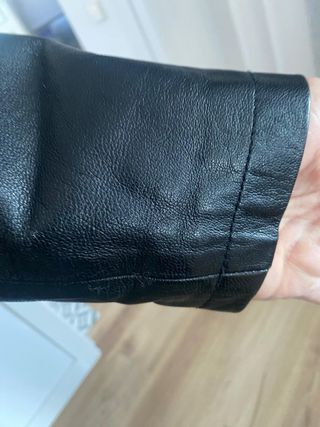 Cazadora Piel Negra AMI caballero