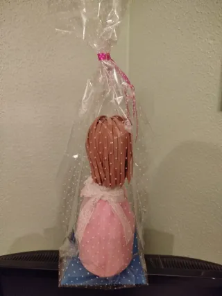 Muñeca Fofucha Comunión Rosa