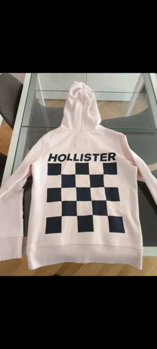 Sudadera Hollister rosa hombre