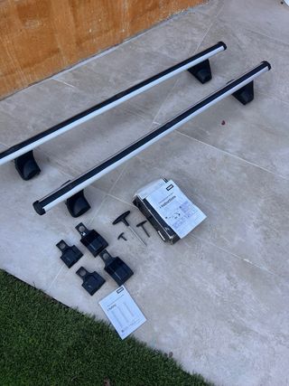 Barras de techo 130cm + kit anclajes Seat Ibiza