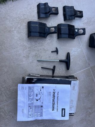 Barras de techo 130cm + kit anclajes Seat Ibiza