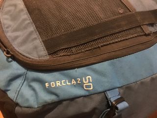 Mochila Quechua BP FORCLAZ 50 blue, azul y gris