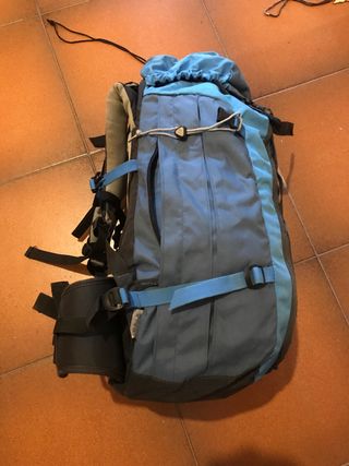 Mochila Quechua BP FORCLAZ 50 blue, azul y gris