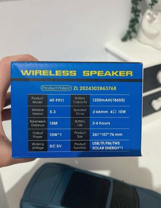 Altavoz Bluetooth Stereo Coche H@F Inalambrico