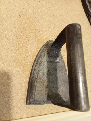 3 Planchas antiguas de hierro fundido