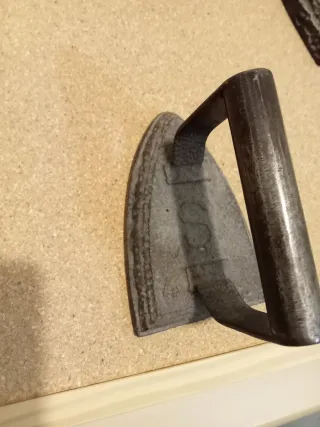 3 Planchas antiguas de hierro fundido