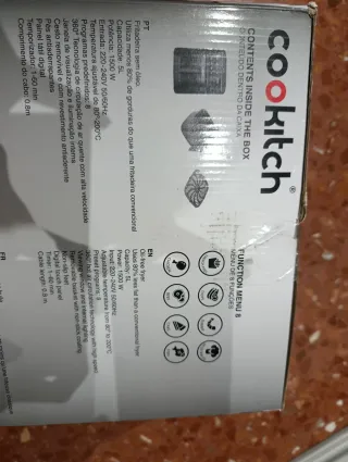 Freidora de Aire Cookitch 5L 1500W NUEVA