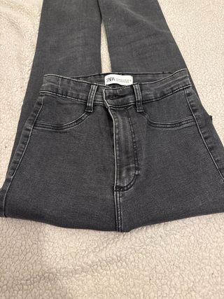 Pantalones vaqueros Zara negros/grises