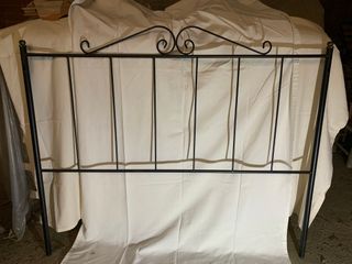 Cabecero de metal negro 154 cm