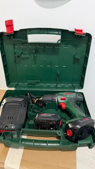 Taladro (averiado) Bosch PSR 14,4 LI + 2 Baterías